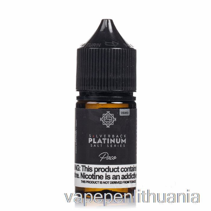 Paco - Silverback Platinum Series Salts - 30ml 45mg Vape Skystis